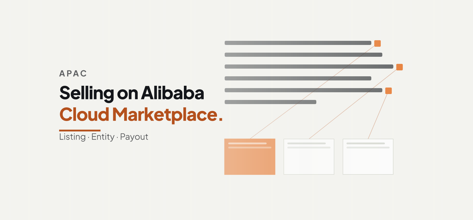 Alibaba Cloud Marketplace for APAC Sellers