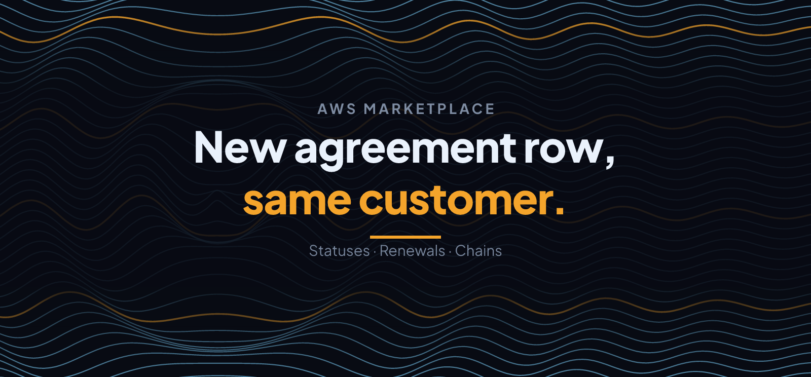 AWS Marketplace Agreement Status and Renewal Chains
