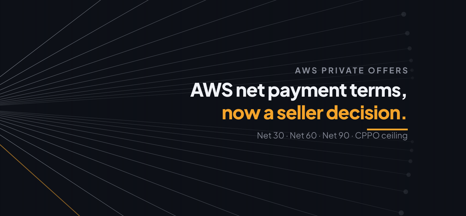 AWS Marketplace Net Payment Terms for Private Offers