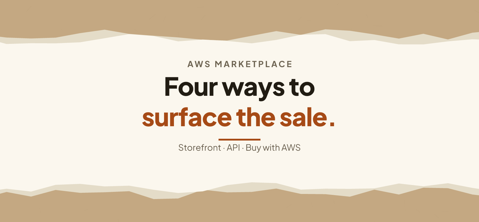 AWS Marketplace Storefront vs Buy with AWS