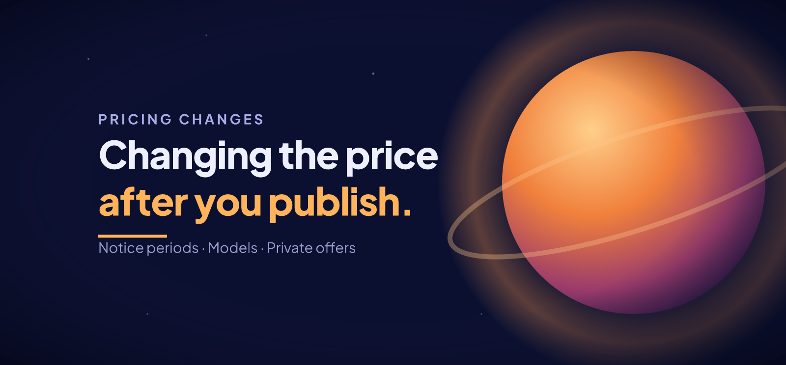 Changing Your Marketplace Price After Launch