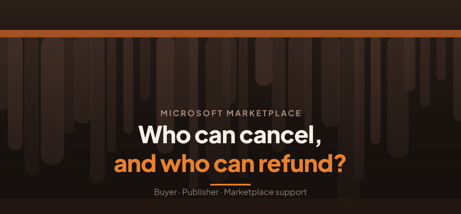 Microsoft Marketplace Refunds and Cancellations