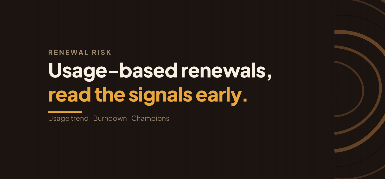 Usage-Based Renewal Risk: The Leading Signals