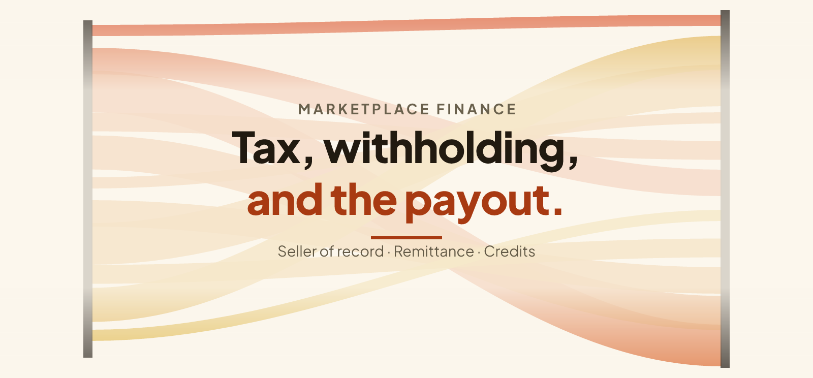 Tax and Withholding on Marketplace Revenue