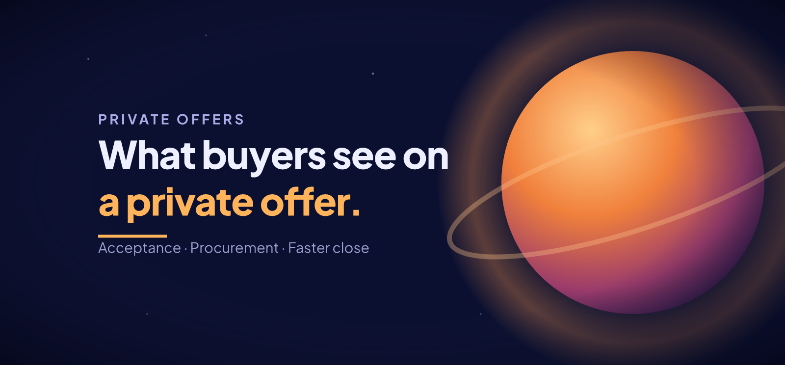 What Buyers See When You Send a Private Offer