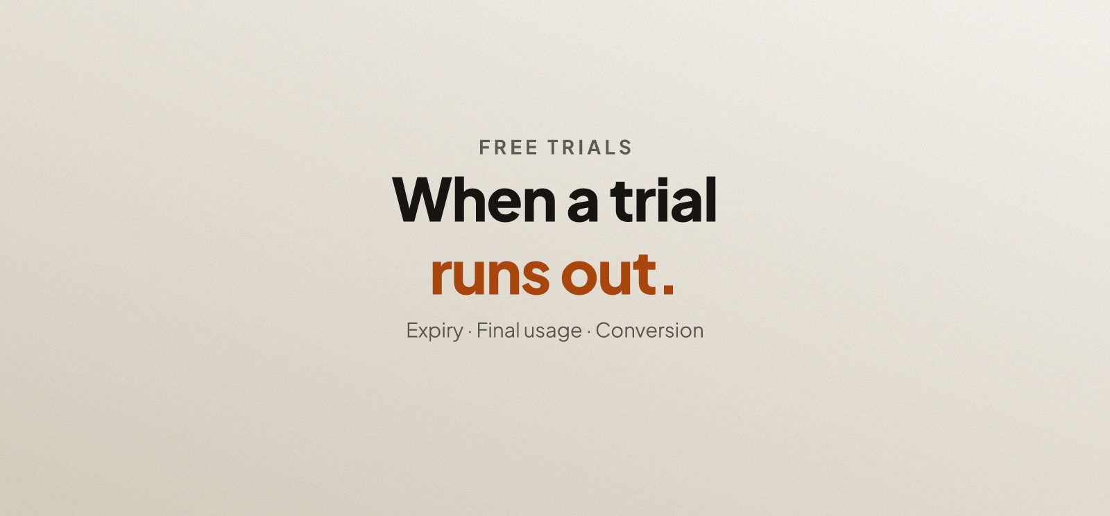 What Should Happen When a Marketplace Trial Ends