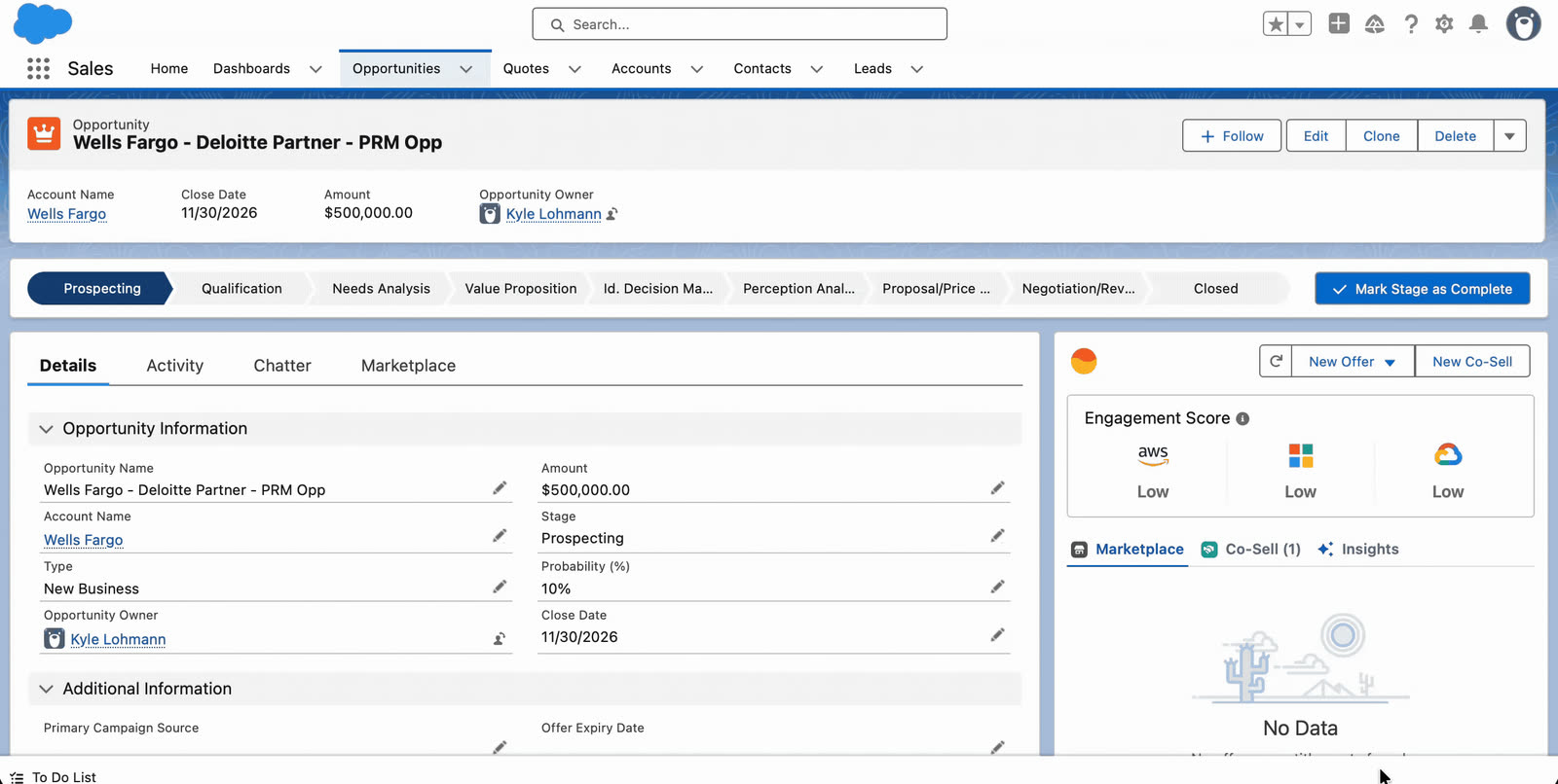 Registering a partner deal in Suger PRM without a partner portal login